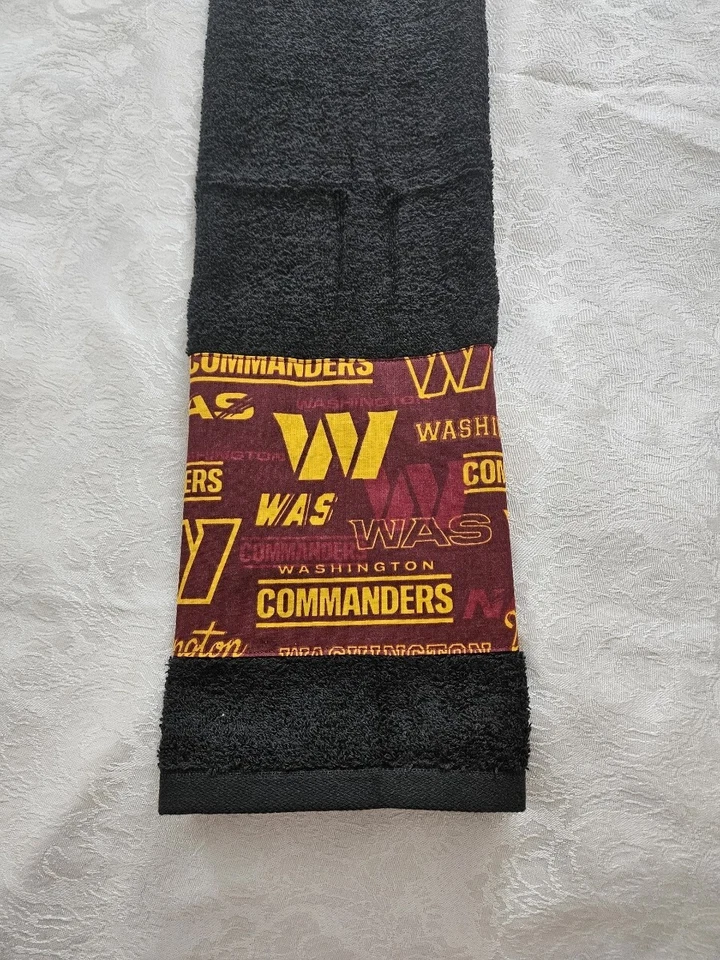 Toalla de mano Washington Commanders hecha a mano GRAN REGALO Foto 1 de 1