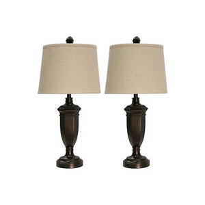Stylecraft Madison Bronze Finish 2-Pc. Lamp Set - MADISON BRONZE ONE SIZE - Picture 1 of 1