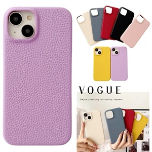 For iPhone 16 15 14 Plus 13 12 11 Pro Max PU Leather Shockproof Phone Back Case - Picture 1 of 15