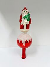 Old World Christmas Inge Glas Santa Tree Topper