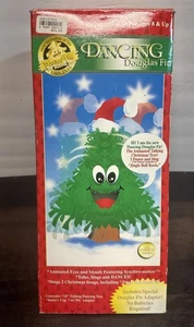 1996 Gemmy Douglasie sprechender singender tanzender Weihnachtsbaum mit Adapter. - Bild 1 von 4