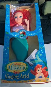 Vintage The Little Mermaid Singing Ariel Doll 24" Mattel  With Box Tested - Picture 1 of 4