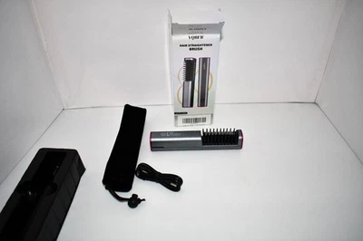 YQBFB Cordless Hair Straightener Brush: Mini Hair Straightener Brush, (Gray), NW - Image 1 of 3