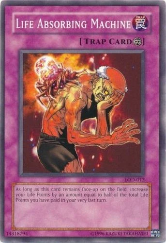 Life Absorbing Machine - LOD-012 - Common - Unlimited Edition Lightly Played Leg - Image 1 of 1