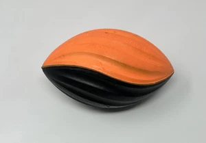 Pelota espiral Super Tuff vintage años 90 solo juguetes espuma mini fútbol naranja/negro - Imagen 1 de 7