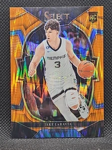 Jake LaRavia Grizzlies Lakers 2022 Select Orange Flash Prizm Rookie Card - Picture 1 of 2