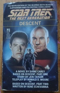 Star Trek TNG Descent by Diane L. Carey (1993, Mass Market PB) - Picture 1 of 2