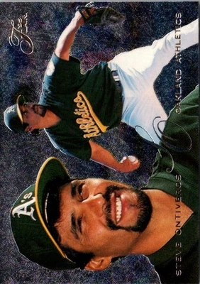 1995 Flair Steve Ontiveros #294 Oakland Athletics Baseball Card - Image 1 of 2