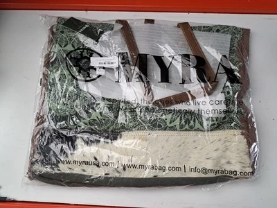 Myra Handbags Green Floral Print Weekender Bag S-1192 - Image 1 of 4