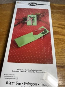 Sizzix BIGZ XL Cutting Die GIFT CARD HOLDER New 656307 Rare Stampin Cards Up - Picture 1 of 6