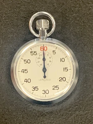 VTG Lemania Stopwatch BFG 411 Bethlehem Steel (BSC) Engraved Runs Swiss 7J - Image 1 of 4