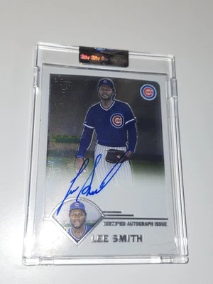Lee Smith 2003 Topps Retired Signature Edition Autographed Card! Cubs! - Image 1 of 2