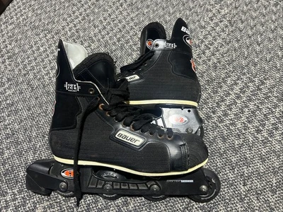 Vintage 90s NHL Bauer Mens D D I 12 Off Ice Hockey Skates Inline Blade size 12 - Image 1 of 4