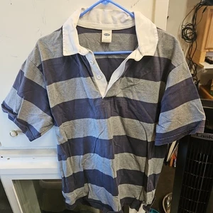 Polo Hombre Old Azul Marino y Gris Rayas XL - Imagen 1 de 3