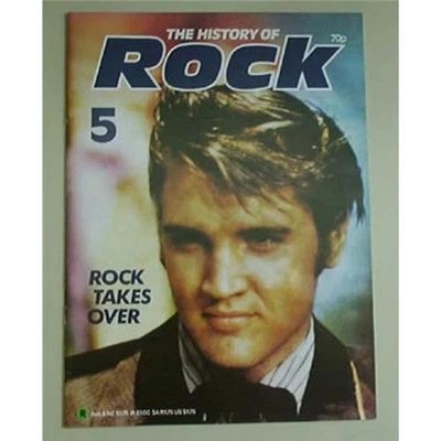 ELVIS PRESLEY HISTORY OF ROCK 5 MAGAZINE 1982 - ELVIS COLOUR COVER UK - Image 1 of 2