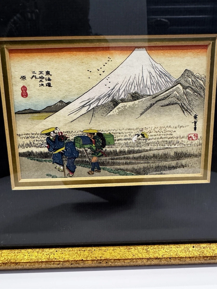 昔の版画18枚骨董品 多色古董原始1850-1899 年日本版画| eBay
