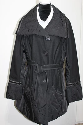 schwarzer Wintermantel Gr. 42   Damen Top Zustand Wie Neu von Biba - Bild 1 von 4