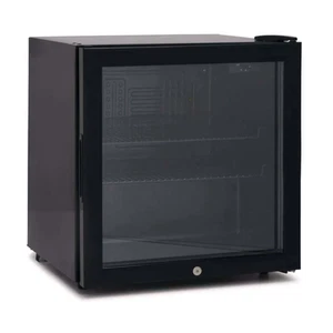 SIA DC2BL/L 50L Table Counter Top Mini Drinks Fridge with Lock Glass Door GRADED - Picture 1 of 6