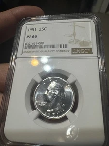 1951 PF-66 Washington Quarter - Picture 1 of 5
