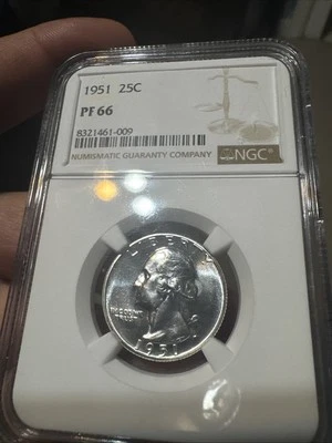 1951 PF-66 Washington Quarter - Image 1 of 4