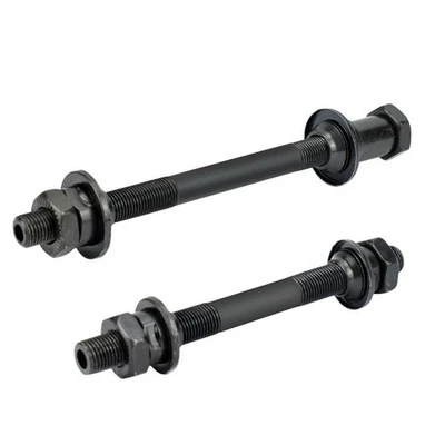 Hub Axle Bearing Axle Bicycle Black Carbon steel Front / rear axle Hot - Image 1 of 4