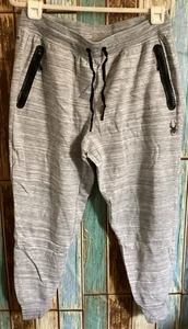 Spyder Active Jogginghose Herren grau Größe XL mit Reißverschlusstaschen - Bild 1 von 6