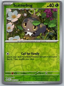 Scatterbug 005/191 Reverse Holo SV08: Surging Sparks NM - Picture 1 of 2