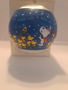 Peanuts Vintage Ornament datiert 1981 klassische Figuren 4 Zoll in Box - Bild 1 von 5