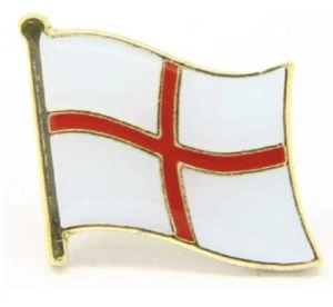 England Flag Country Pin Lapel Tie Necktie Tack LDS Missionary Statesman Ties - Picture 1 of 2