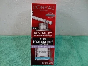 L'Oréal Revitalift 2,5% siero occhi ialuronico + schiarente alla caffeina - 0,67 fl oz - Foto 1 di 6