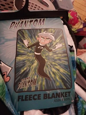 MANTA POLAR NICKELODEON DANNY PHANTOM. NUEVO. 45 pulgadas X 60 pulgadas Foto 1 de 3