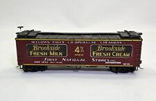 Vintage HO Scale Brookside Fresh Milk Fresh Cream Creamery MTC 1833 Box Car