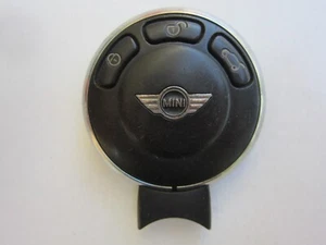 USED OEM MINI COOPER SMART KEY KEYLESS REMOTE KEY FOB IYZKEYR5602 W/ BACK COVER - Picture 1 of 3