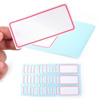 12sheet self adhesive sticky white label writable name sticker Blank note~laRCHH