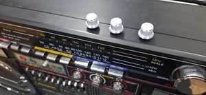 3D Printed - 3 Silver Knobs Volume Balance for Lasonic 975 Boombox Radio - Picture 1 of 4