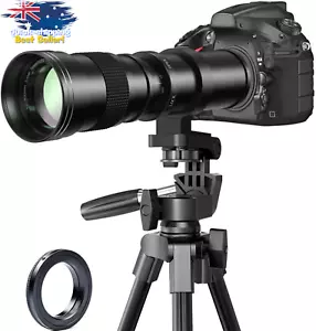 Telephoto Lens 420-800mm EF Canon Manual Zoom EOS Rebel T3 T5 T6 T7 5D - Picture 1 of 12