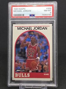 1989 Hoops Michael Jordan #200 PSA 8 Chicago Bulls Hall Of Fame HOF