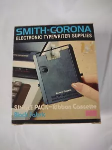 Smith Corona 200 Schreibmaschinenzubehör Einzelpack Kassette schwarz Stoffband - Bild 1 von 6
