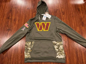 Nike Mens Washington Commanders Salute To Service Hoodie Sweatshirt Medium M NFL - Picture 1 of 13