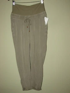 RARE H&M Kaki's Mama Maternity High Rib Skinny Slim Kaki Pants US Size 4 / US 36 - Picture 1 of 4