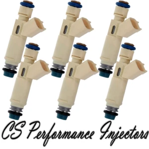 OEM Denso Fuel Injectors (6) Set YL8E-C7B for 2001-2003 Ford Mazda Sable 3.0 V6 - Picture 1 of 9