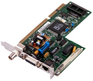 Carte Réseau Numérique EtherWORKS DE205 5022376-01 BNC RJ45 ISA - Photo 1/2