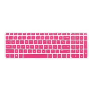 Anti-Dust Keyboard Protector Skin Film Cover Fuchsia for HP Pavilion 15 Laptop - Picture 1 of 2
