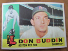 1960 Topps Baseball - # 520 Don Buddin, Ss, Boston Red Sox