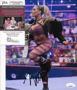 Auto. Wrestling Natalya Neidhart  WWE NXT 8x10 Photo #3 with JSA Authentication