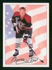 BOBBY HULL 1991-92 ULTIMATE ORIGINAL SIX 91-92 NO 77 6807 - Picture 1 of 2