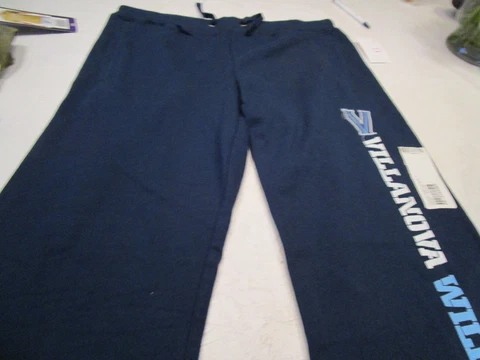 NWT NCAA VILLANOVA WILDCATS WOMENS SWEATPANTS NAVY  LARGE Cover