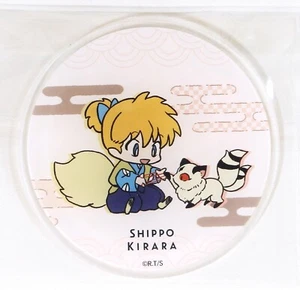 Inuyasha Acrylic Coaster Shippo & Kirara Japanese Modern Pattern Synapse Japan - Picture 1 of 4