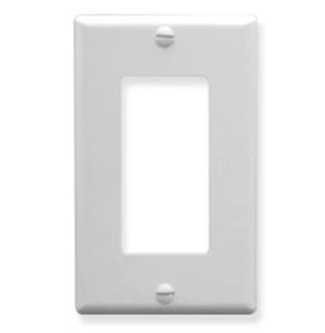 Decorex Faceplate 1 Gang - White By ICC - Picture 1 of 1
