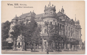 Wien,Park-Hotel Schönbrunn,Hietzing,Verlag B.K.W.I. 852 N,um 1900 ungelaufen